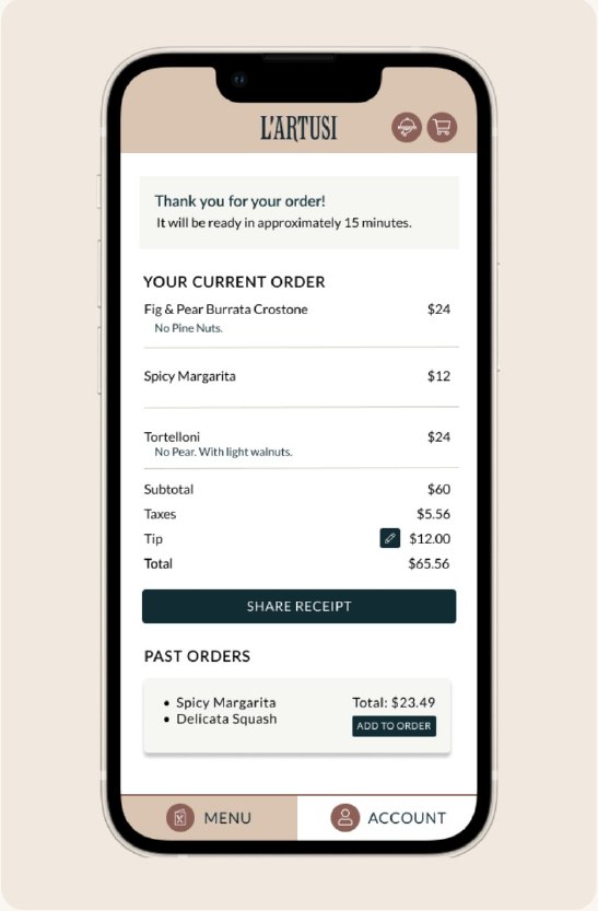 Confirmation and receipt