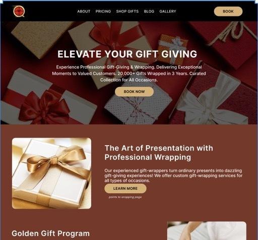 Quickwrap Gifts homepage